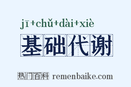 基础代谢是什么意思的图片